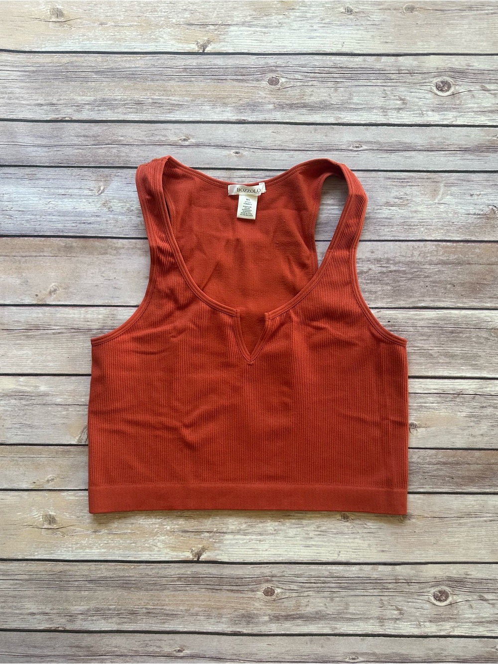 Bozzolo V-Notch Crop Tank